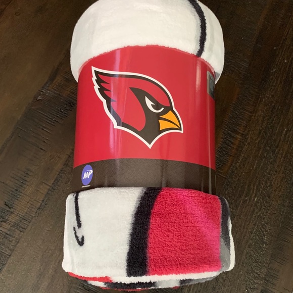 *NEW* NFL ARIZONA CARDINALS THROW BLANKET - Picture 7 of 9
